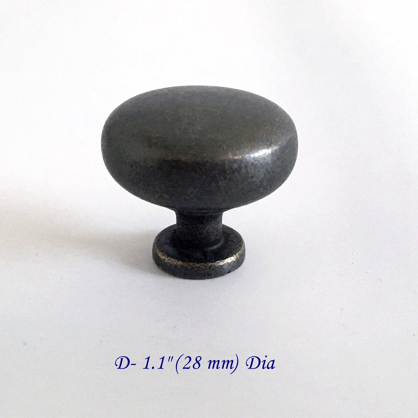 Dark Antique Bronze Cabinet Knob Vintage Look