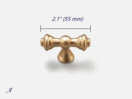 Drawer Knobs Dresser Pull Cabinet Knob Hardware Brushed Gold Artistic Lynns Hardware