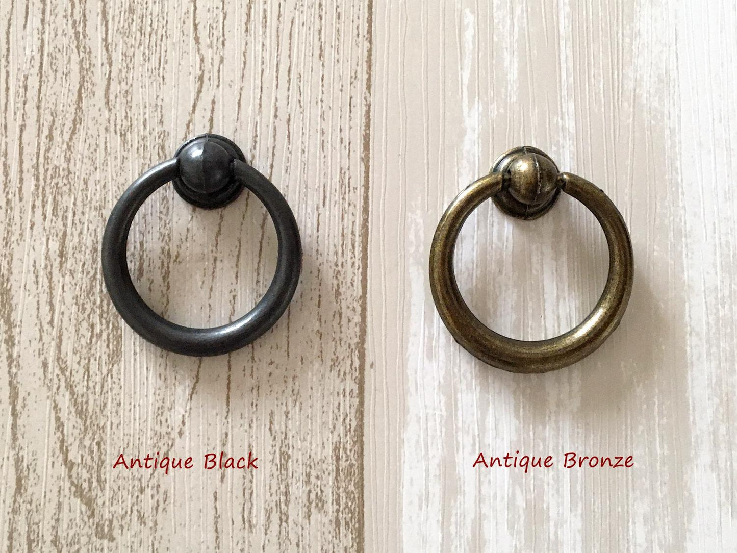 Drop Ring Drawer Pulls Antique