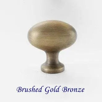 Messing Eierknopf Oval Schubladengriff Schrankknopf Bronze Kaffee Lynns Hardware