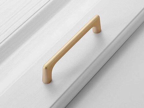 Gold Cabinet Pulls Drawer Handles Hardware 96 mm Modern Kitchen Knobs
