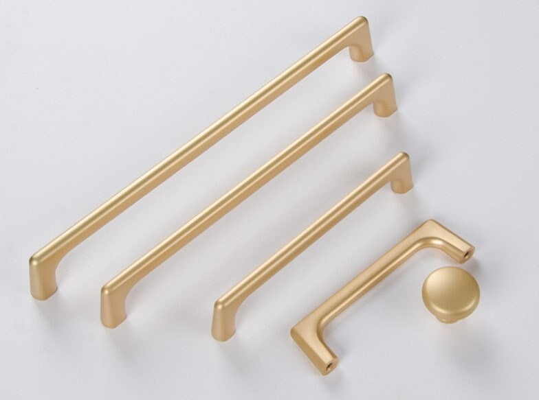Gold Cabinet Pulls Kitchen Drawer Handles Lynns Hardware