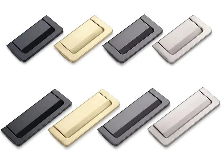 Gold Drawer Pull Handles Front Screw Hardware