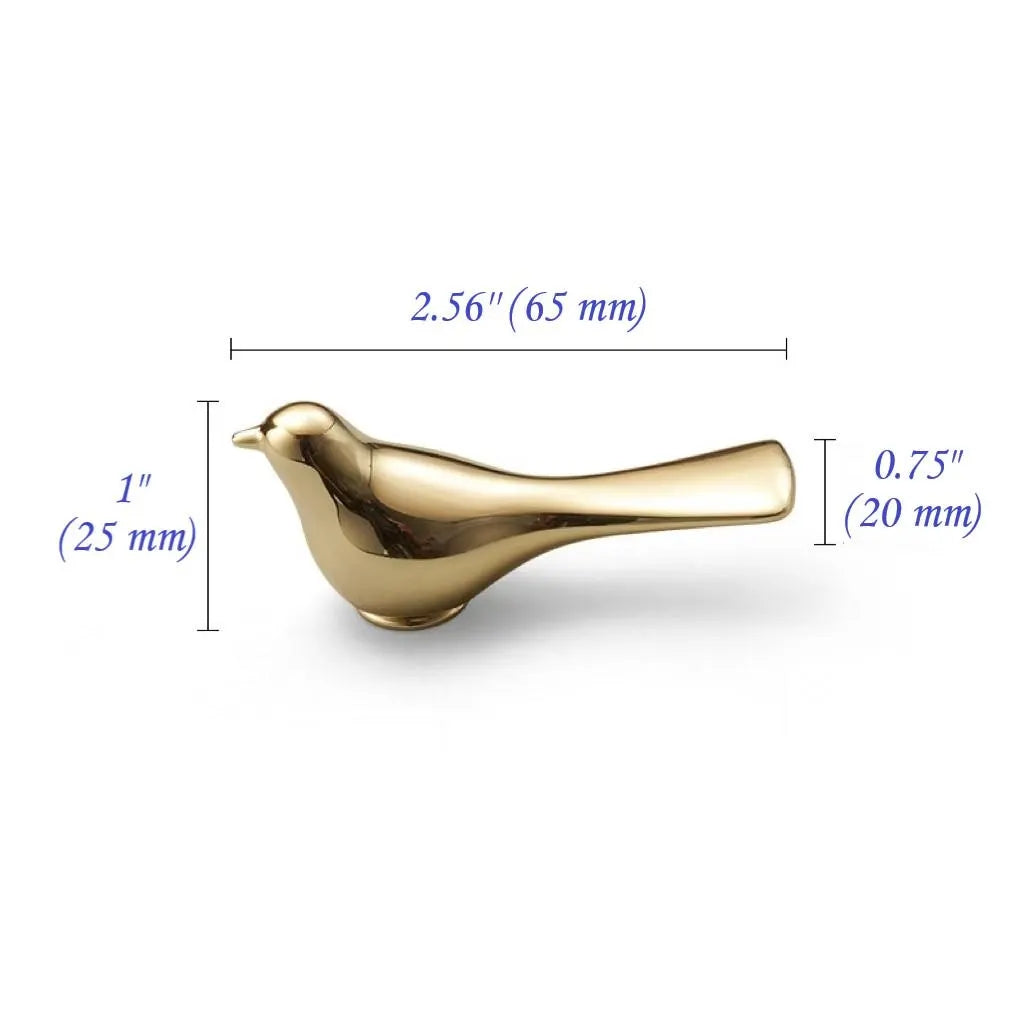 Gold Drawer Pulls Brid Cabinet Knob Hardware