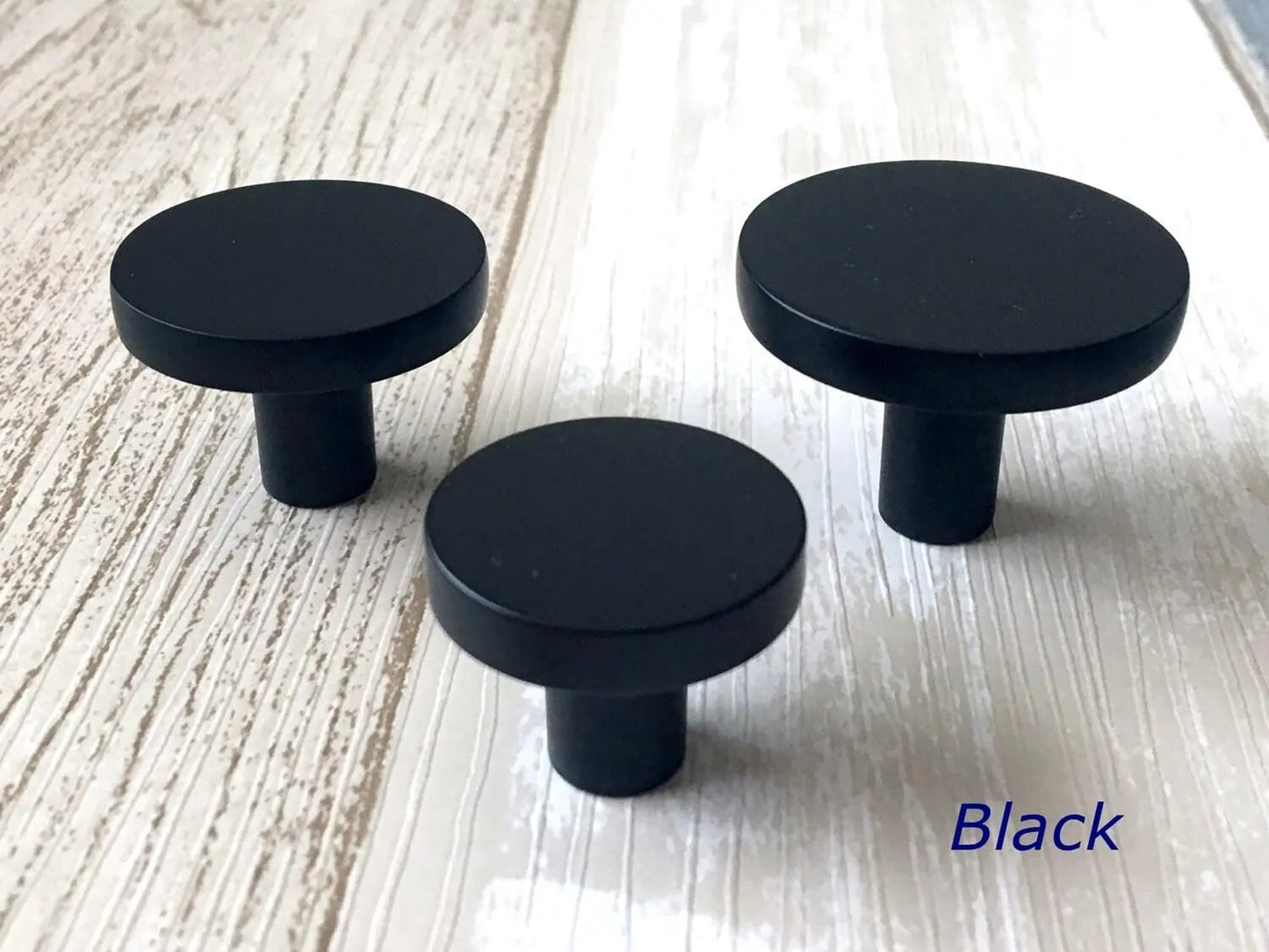 Circle Cabinet Pulls, Round Drawer Knobs, Gold Black Bronze Nickel, Kitchen Hardware