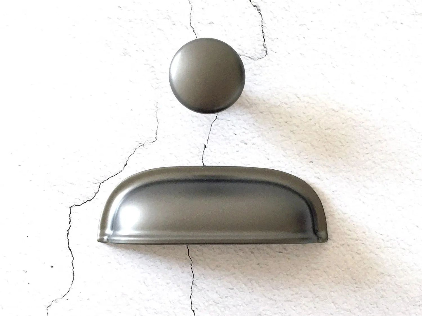 Gunmetal Grau Schrankgriffe Schubladengriff Küchengriff | Lynns Hardware