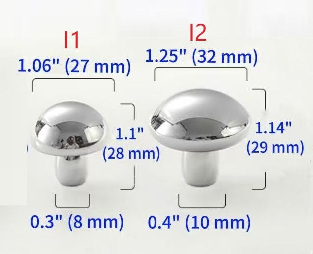 Ball Cabinet Knob, Solid Brass, Polished Chrome Drawer Pull, Kitchen Hardware