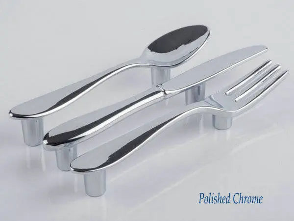 3" Besteckgriff für Küchenschranktüren | Geschirrschubladengriff, Löffel, Gabel, Messer