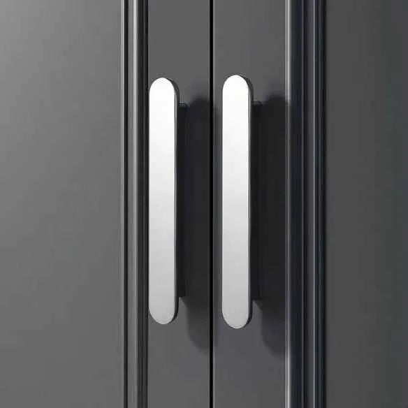 Polished Chrome Cupboard Handles - 32 64 96 128 192 mm