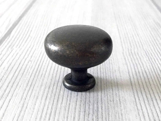 2.5 Inch Swing Bail Pull with Backplate - Antique Bronze