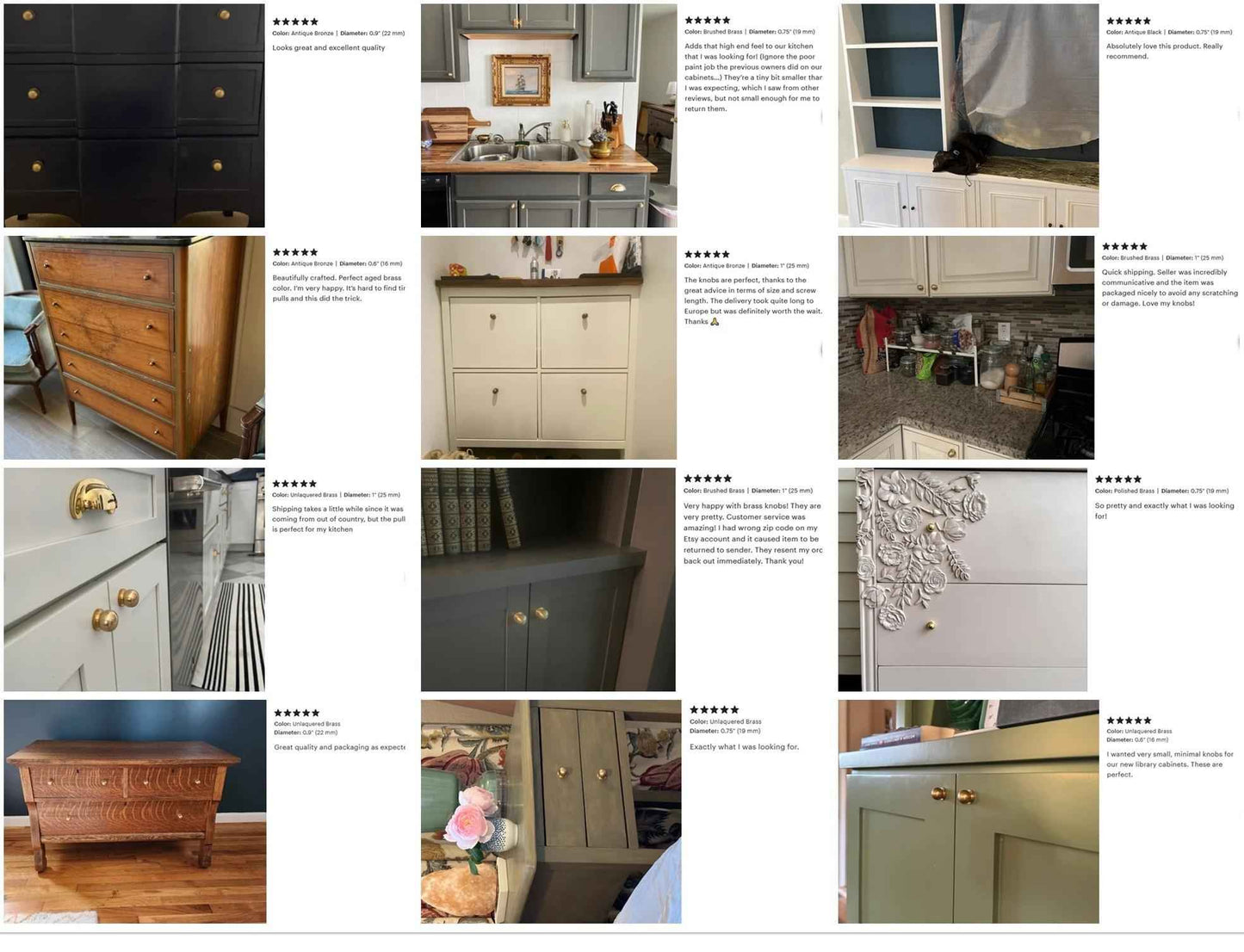 Brass Spherical Knob | Mini Drawer Pull - 7 Finishes