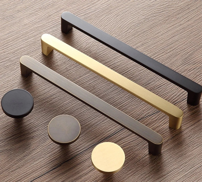Poignées de placard noires en laiton massif et bronze café | Lynns Hardware (Copie)