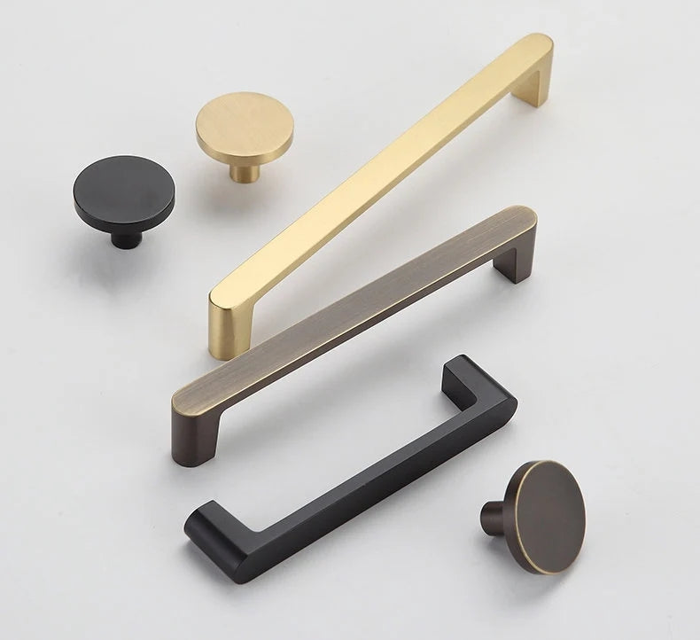 Poignées de placard noires en laiton massif et bronze café | Lynns Hardware (Copie)