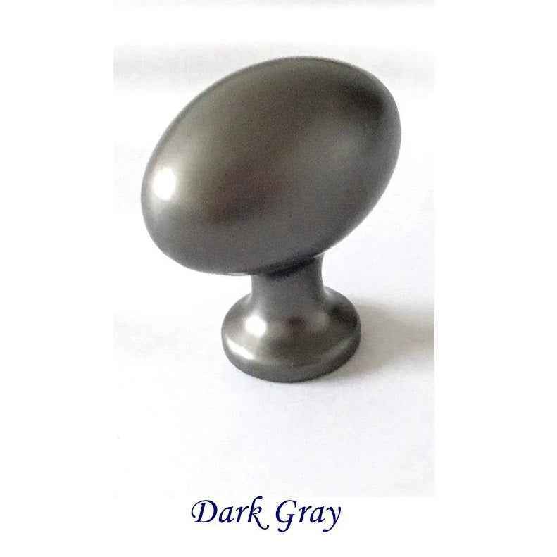 Oval Egg Cabinet Knobs - 8 Finishes