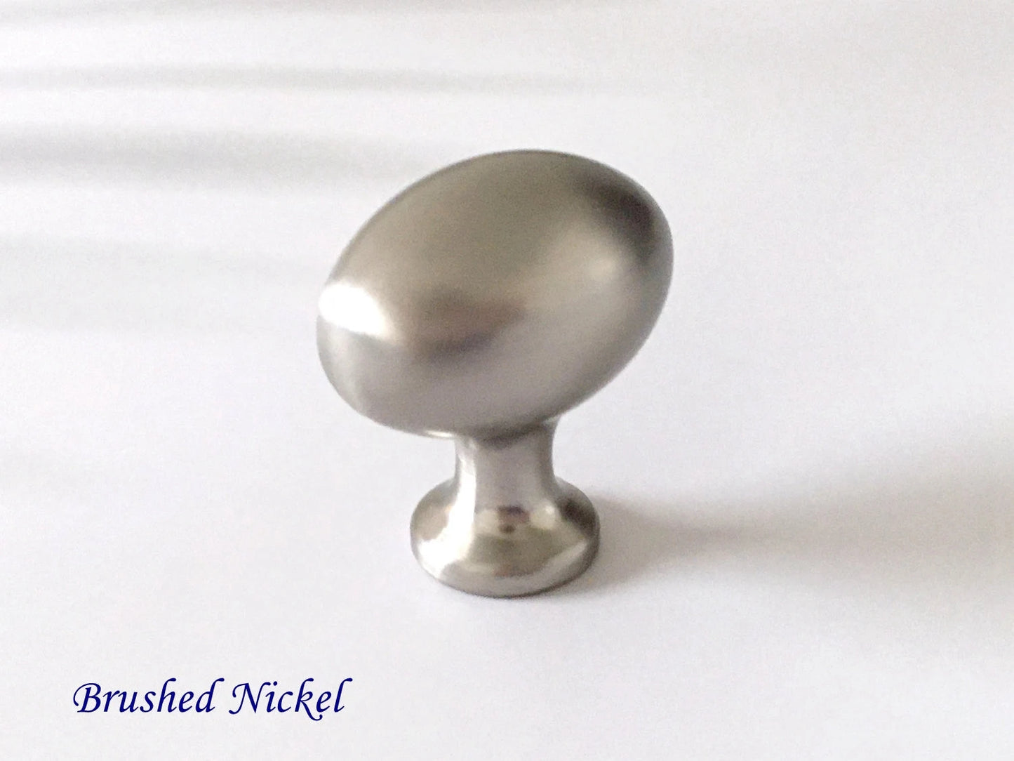 Eierknopf Schrankknöpfe Oval Schubladengriff Lynns Hardware Gold Nickel Schwarz