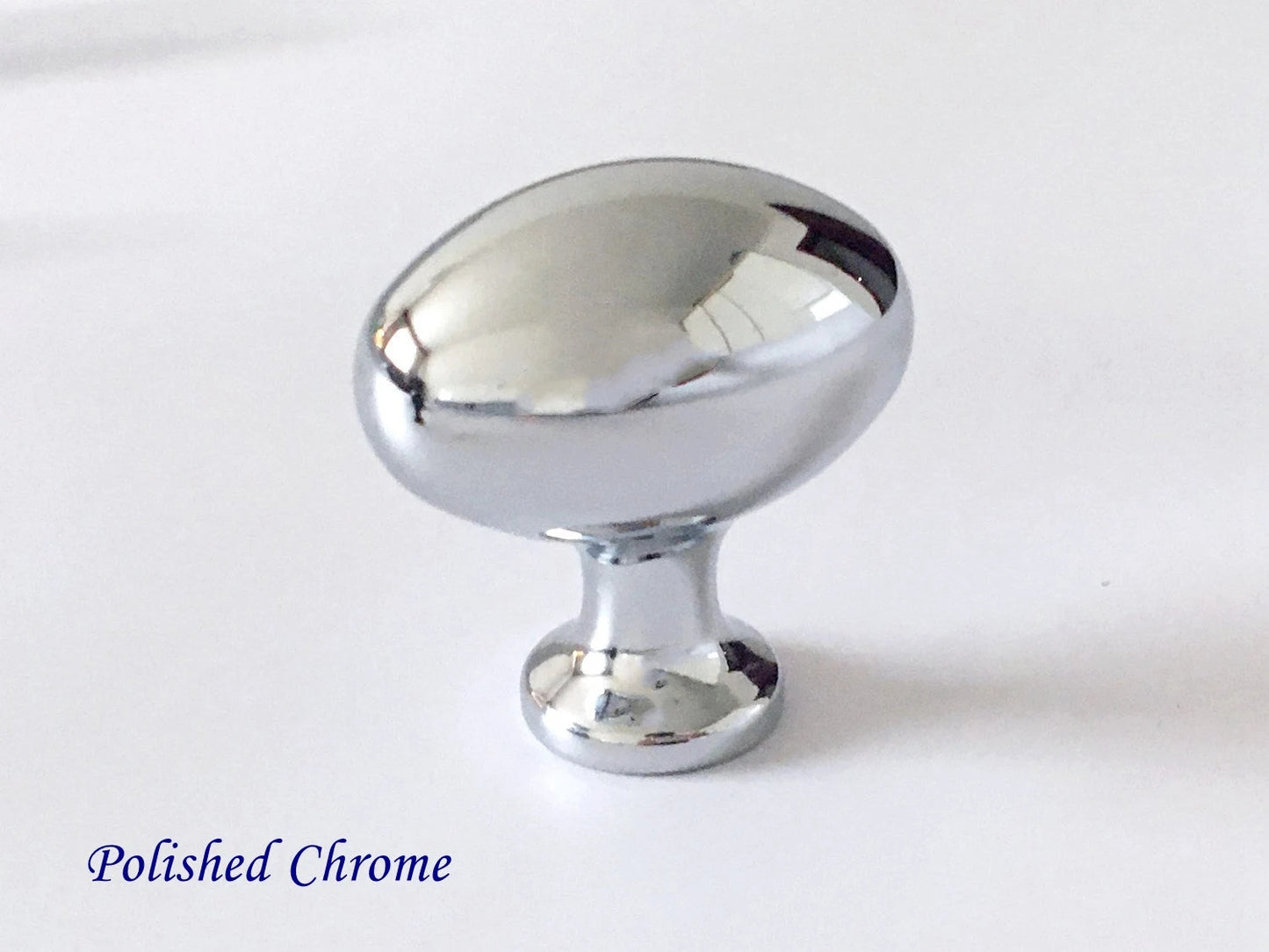 Eierknopf Schrankknöpfe Oval Schubladengriff Lynns Hardware Gold Nickel Schwarz
