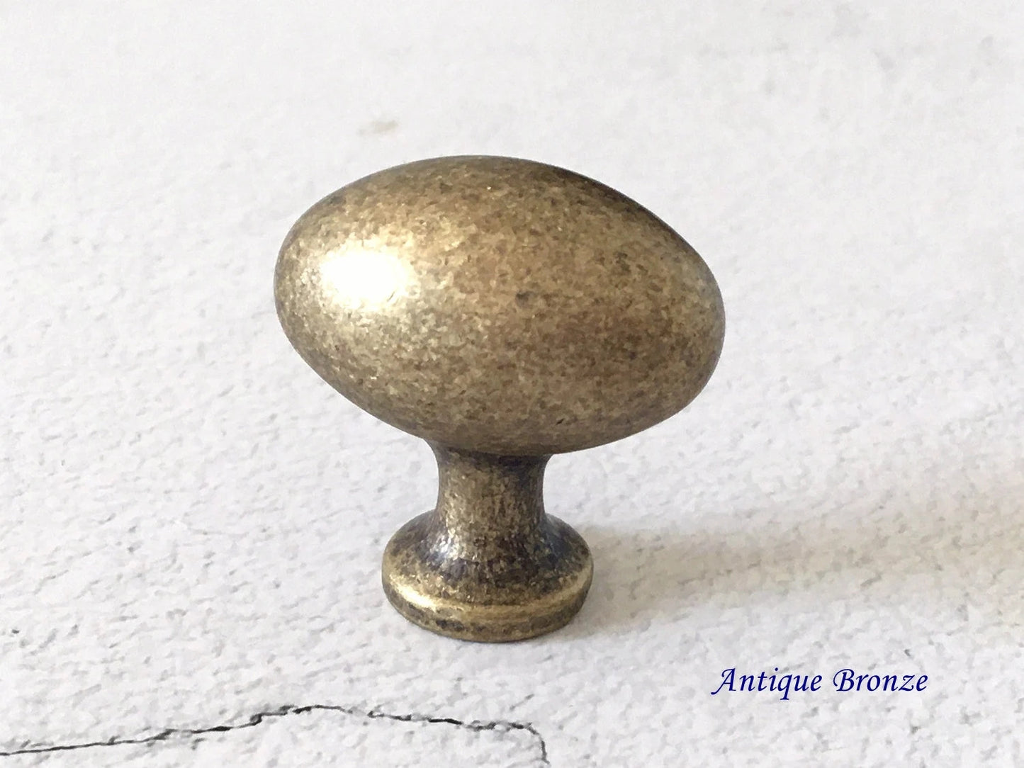 Eierknopf Schrankknöpfe Oval Schubladengriff Lynns Hardware Gold Nickel Schwarz