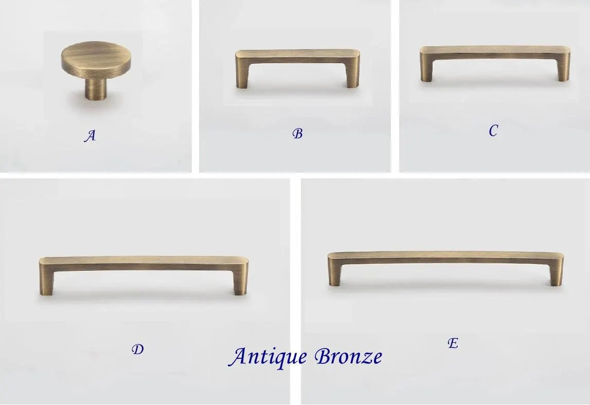 Poignées de placard noires en laiton massif et bronze café | Lynns Hardware (Copie)