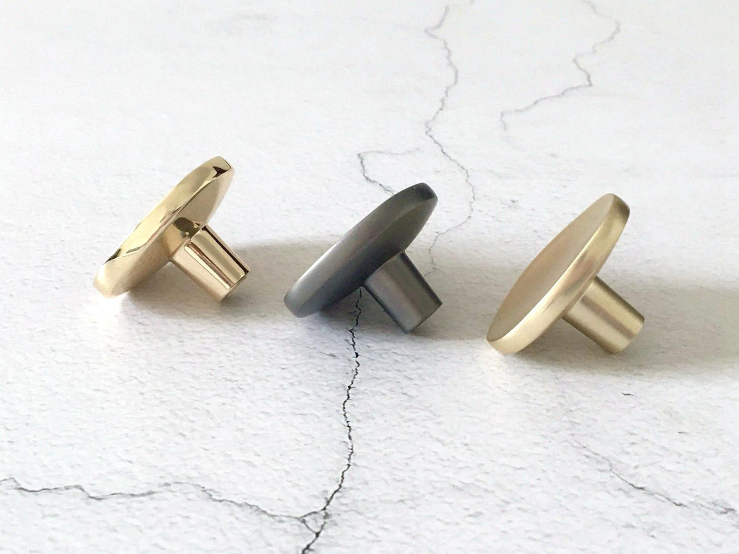 Triangle Drawer Pull Minimalist Gold Modern Black Cabinet Knobs