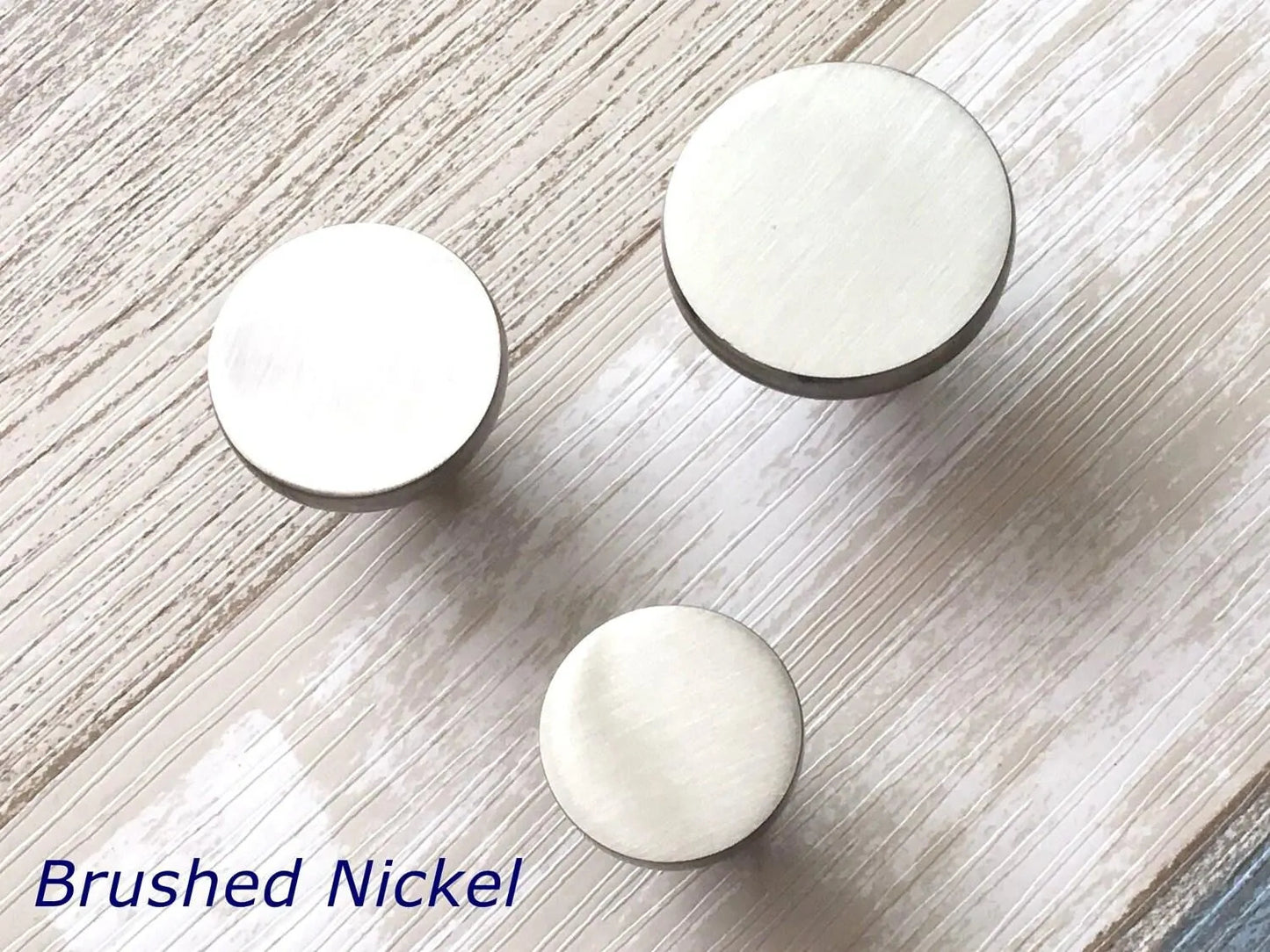 Circle Cabinet Pulls, Round Drawer Knobs, Gold Black Bronze Nickel, Kitchen Hardware