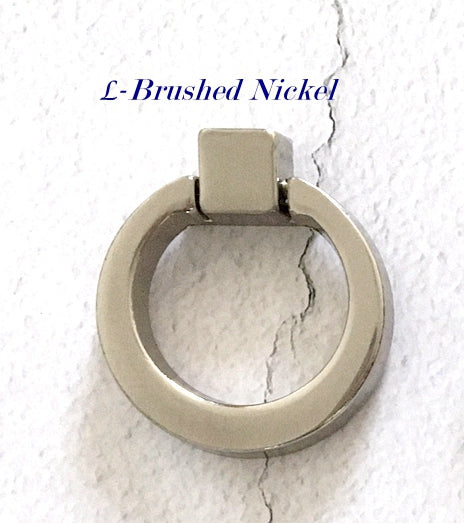Nickel Ring Pull Cabinet Hardware Lynns Graceland