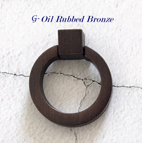 Oil Rubbed Bronze Ring Cabinet Pull