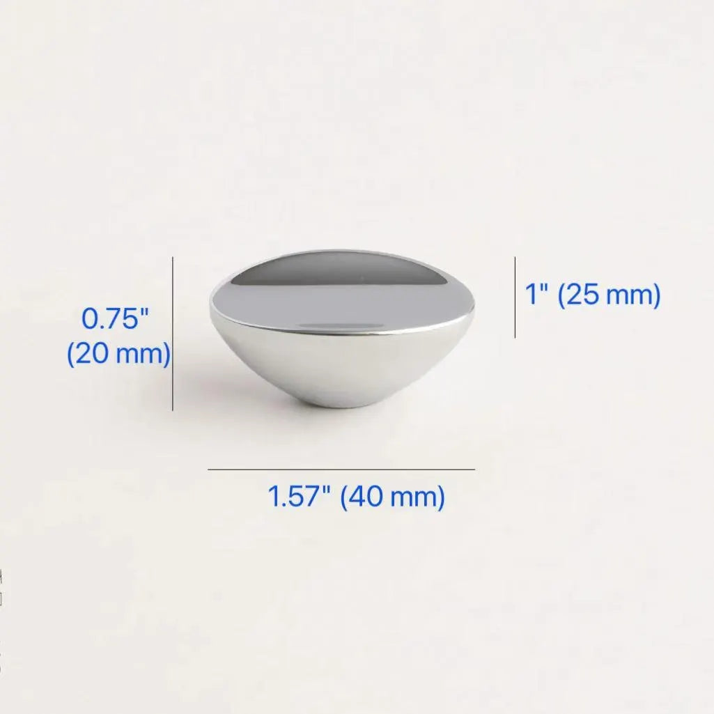 Oval Cabinet Knobs Drawer Pulls Modern Contemporary Kitchen Hardware Solid