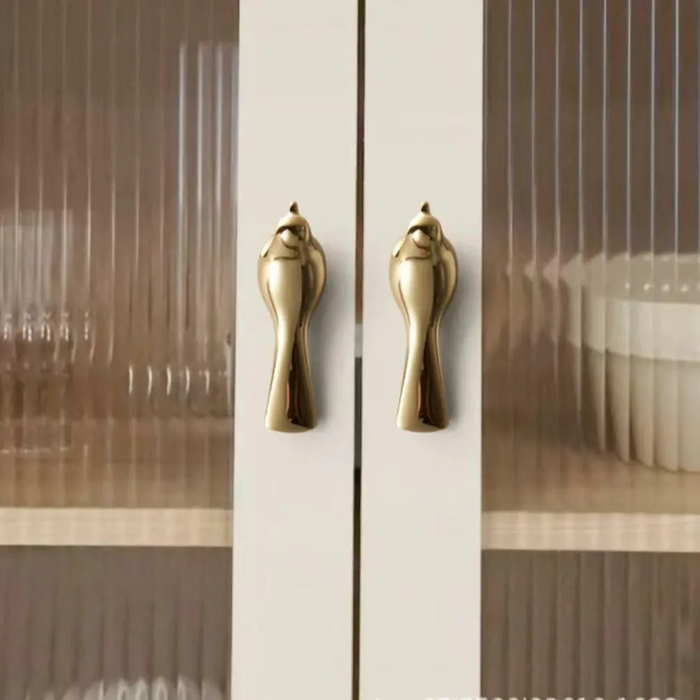 Polished Gold Cabinet Door Knob Hardware