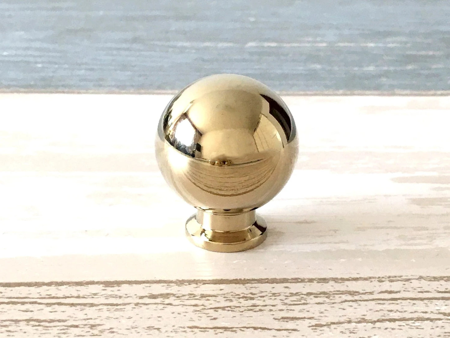 Polished Brass Cabinet Ball Knobs | Sleek Modern Style | Lynns Hardware