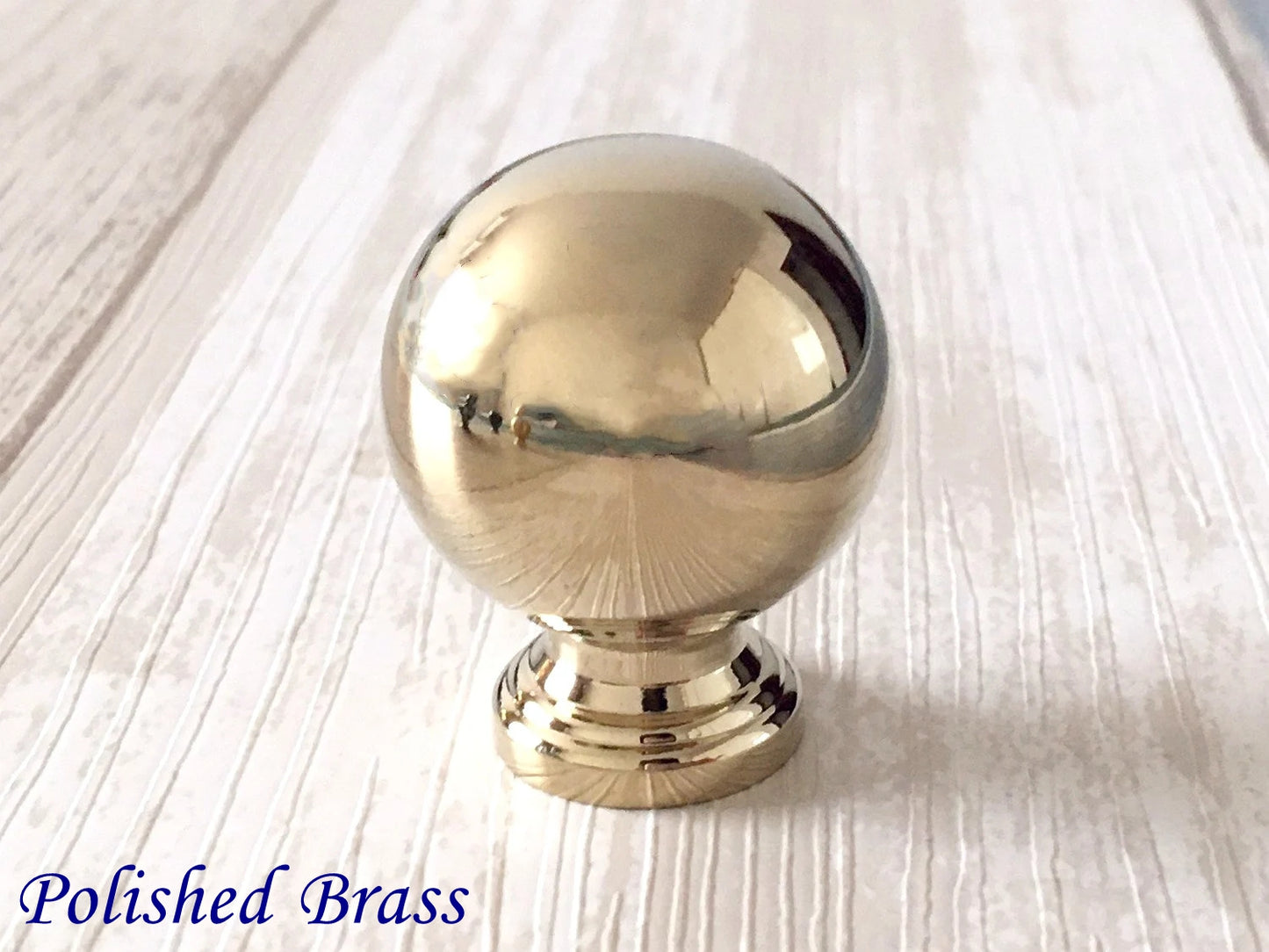 Brass Ball Knobs, Gold Chrome Black Coffee Bronze, Kitchen Cabinet Hardware