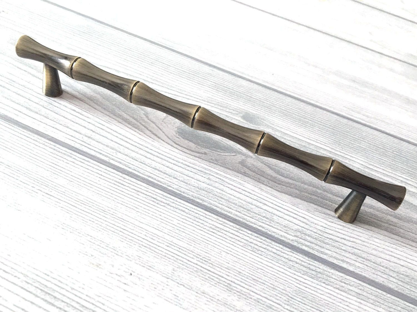 2,5" 3" 3,75" 5" 6,25" Bambus Schubladengriff Schrankgriff gebürstete Bronze