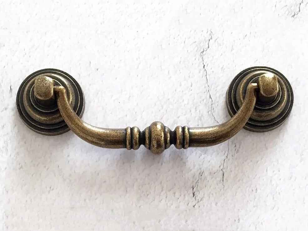 4-1/4 Inch C-C Swing Bail Handles - Antique Bronze/Silver/Black
