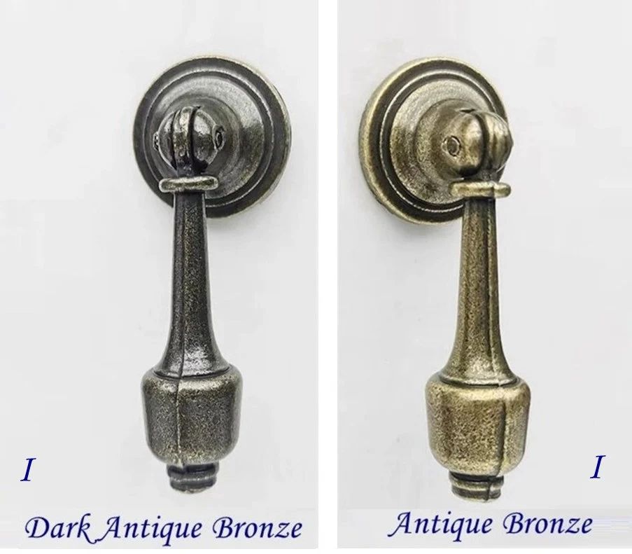 Schubladenknauf im Vintage-Look, Antik-Bronze, Schubladengriffe