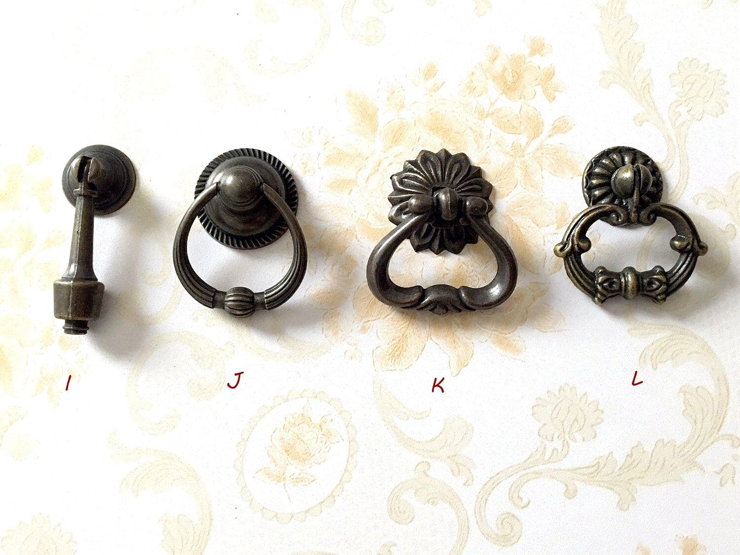Schubladenknauf im Vintage-Look, Antik-Bronze, Schubladengriffe
