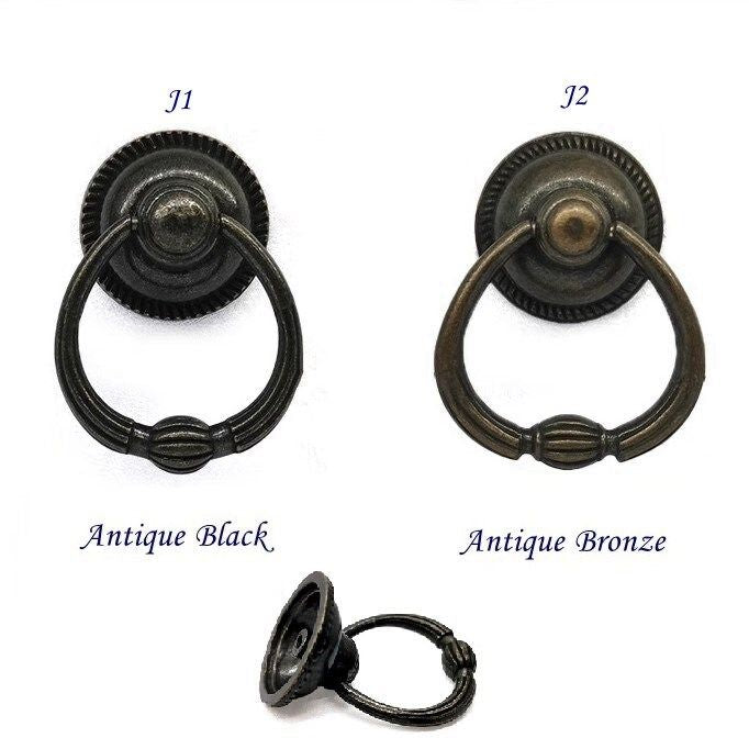 Schubladenknauf im Vintage-Look, Antik-Bronze, Schubladengriffe