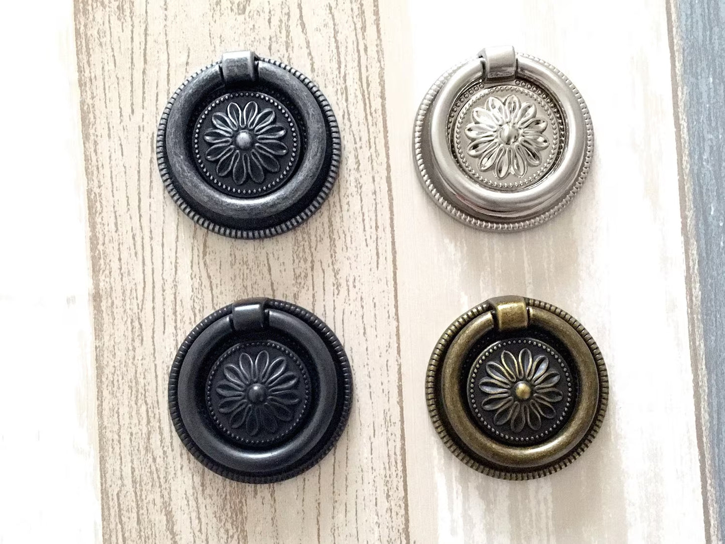 Ring Drop Drawer Pulls and Pendant Cabinet Door Knobs