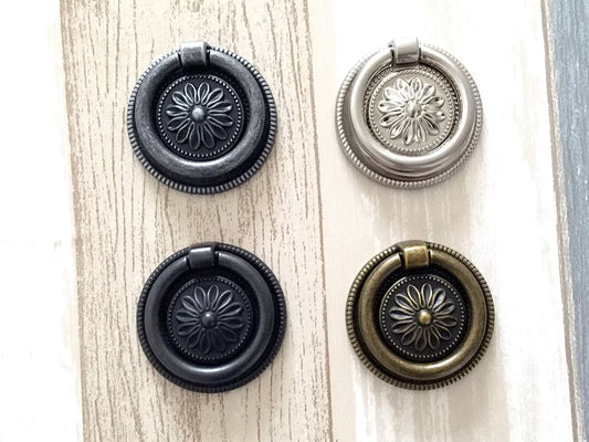 Ring Drop Drawer Pulls and Pendant Cabinet Door Knobs