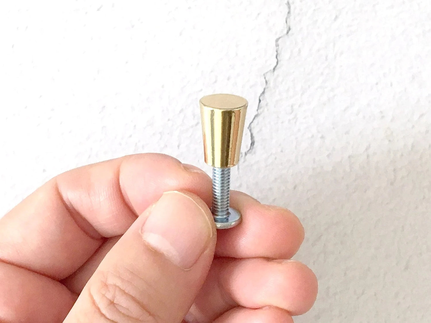 Small Knobs Polished Brass Jewelry Box Tiny Pulls