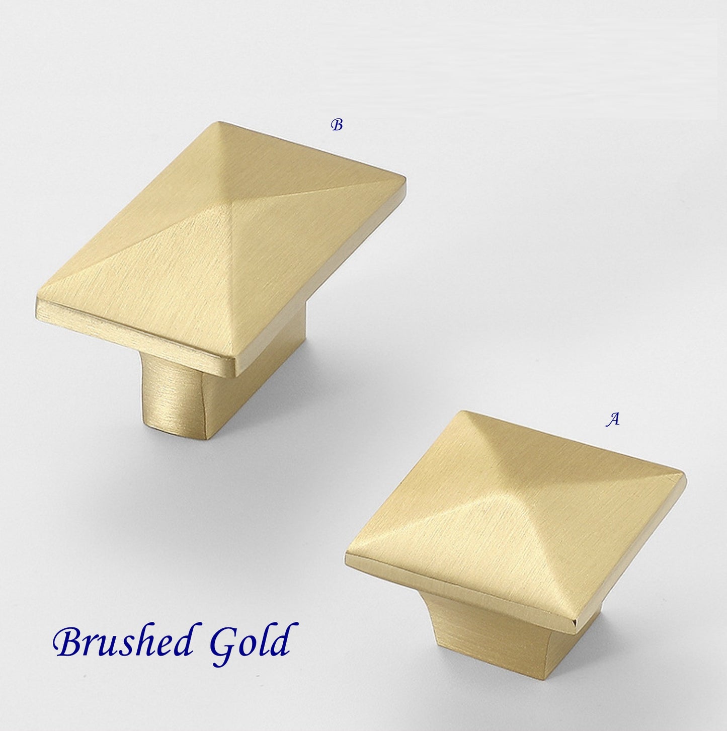 Square Cabinet Pulls Gold Knobs Lynns Hardware