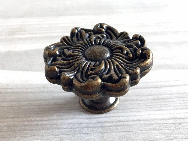Square Drawer Pulls Antique Bronze Vintatge