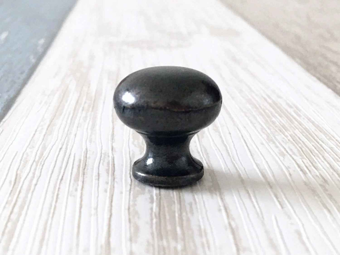 0.7" Dia Rustic Tiny Drawer Knob - Antique Bronze