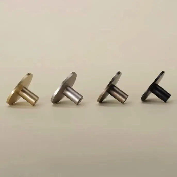 Minimalistische Messing Gold Moderne Schrankknöpfe Dreieck