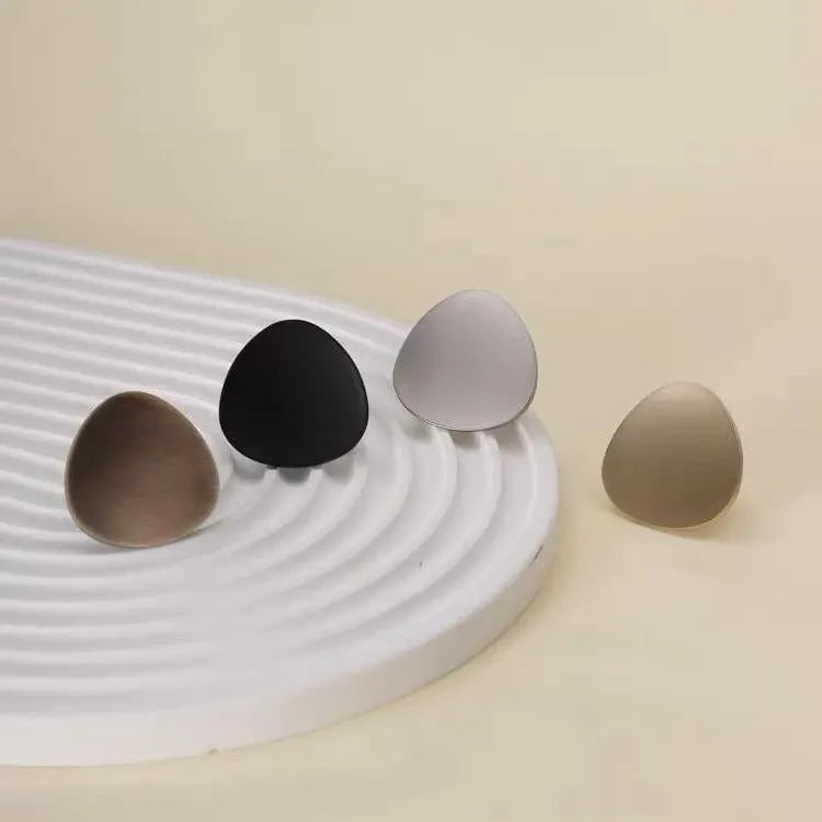 Minimalistische Messing Gold Moderne Schrankknöpfe Dreieck