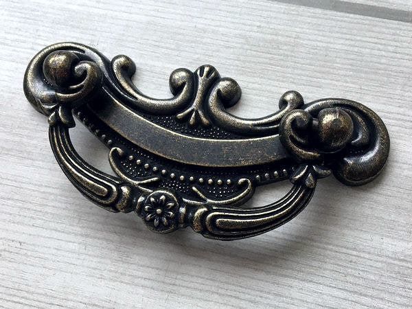 2-1/2" Centers Swing Bail Drawer Pull | Victorian Style - 2.5" 64 mm