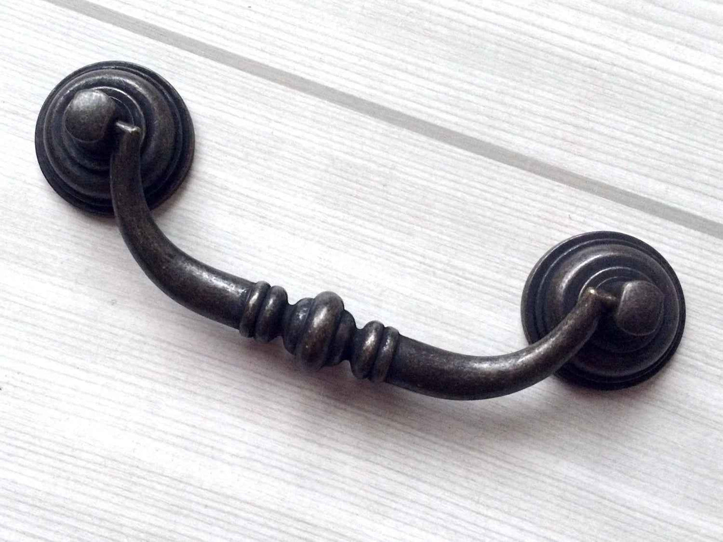 4-1/4 Inch C-C Swing Bail Handles - Antique Bronze/Silver/Black