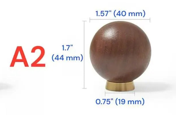 Walnut Brass Dresser Drawer Pull Kitchen Cabinet Knobs