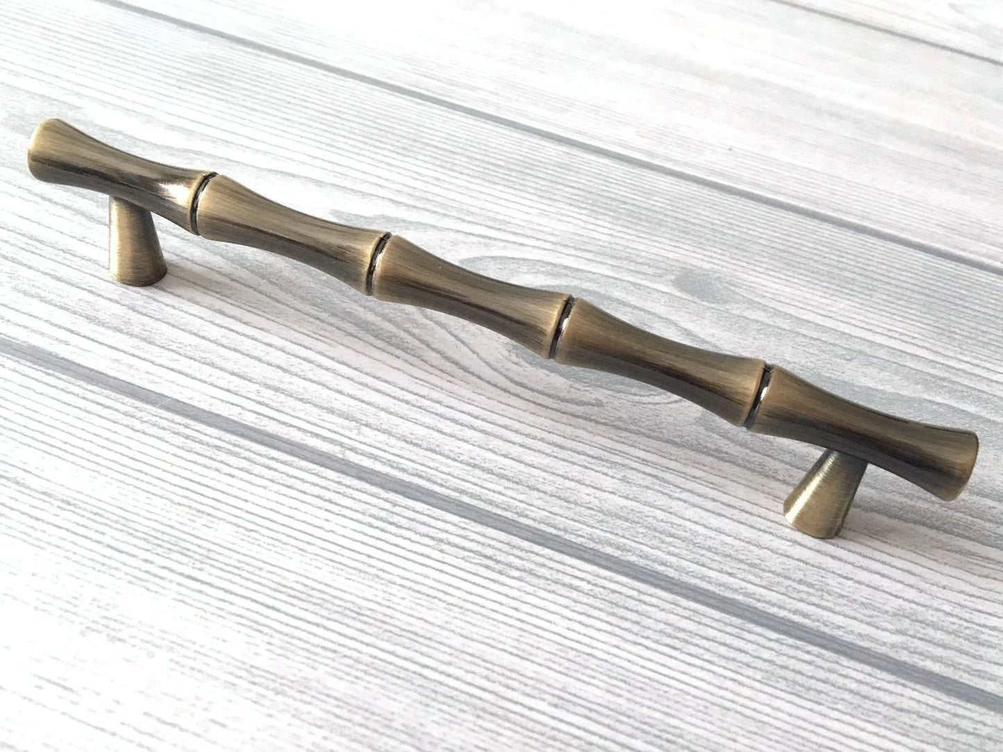 2,5" 3" 3,75" 5" 6,25" Bambus Schubladengriff Schrankgriff gebürstete Bronze