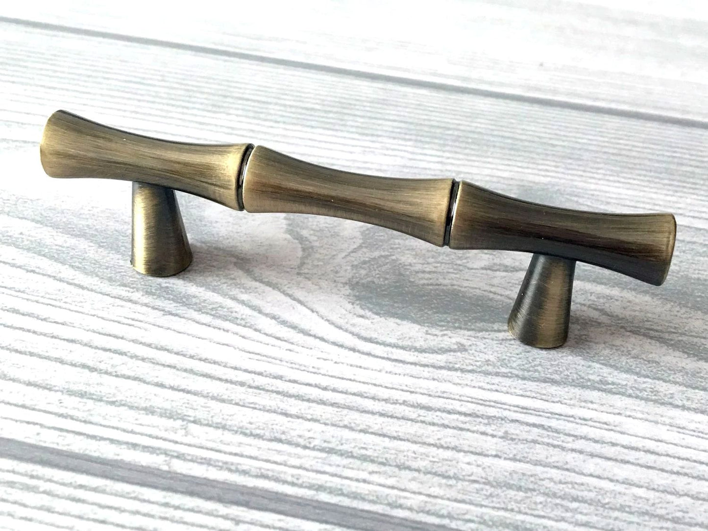 2,5" 3" 3,75" 5" 6,25" Bambus Schubladengriff Schrankgriff gebürstete Bronze