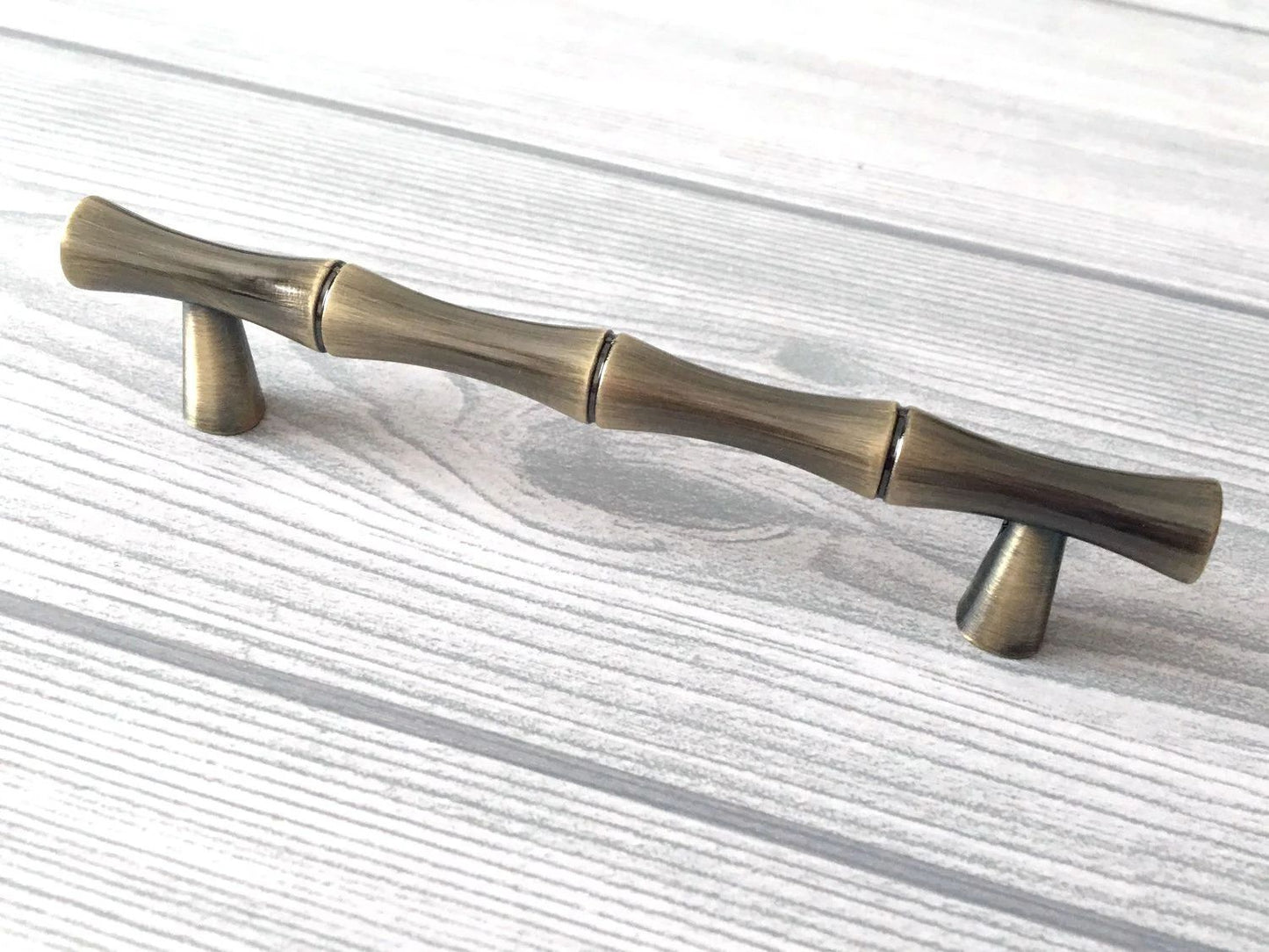 2,5" 3" 3,75" 5" 6,25" Bambus Schubladengriff Schrankgriff gebürstete Bronze