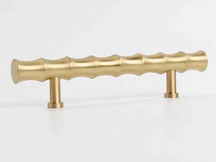 Bamboo Brass Cabinet Pulls 64mm-84mm - Asian Oriental Hardware